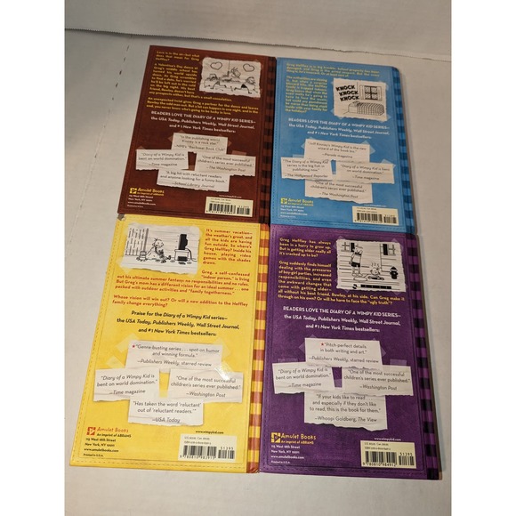 Lot 5 Diary Of A Wimpy Kid Hardcover Teen Books Never Read Jeff Kinney Mint - Picture 4 of 11